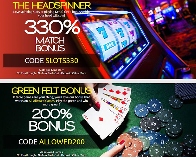 A section with regular promotions