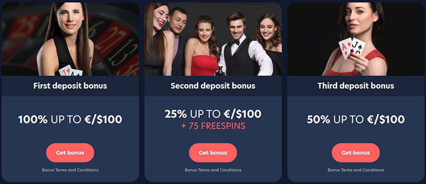 Deposit bonuses