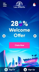 The interface of the mobile version