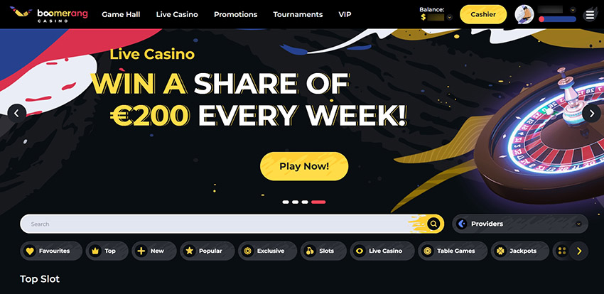 Boomerang Casino in USA 2025 - Online Slots, Play Games for Real Money ...